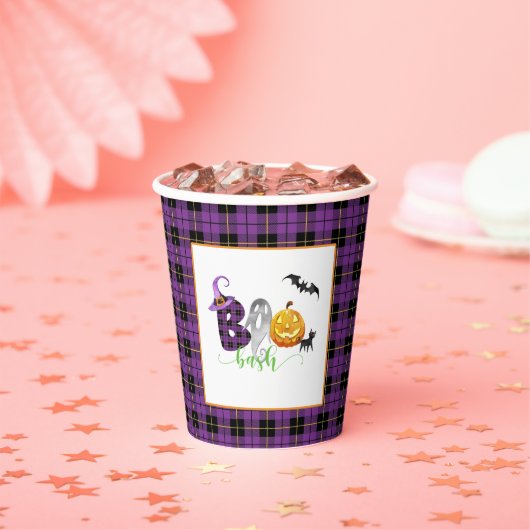 Boo-Bash Birthday Paper Cup - Halloween Pappbecher (Insitu)