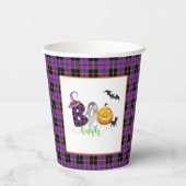 Boo-Bash Birthday Paper Cup - Halloween Pappbecher (Rückseite)
