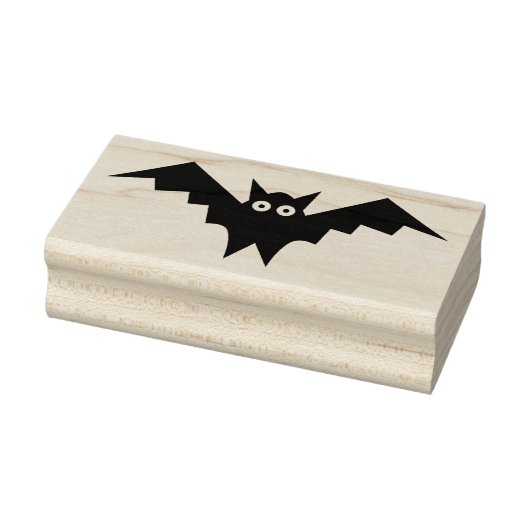 Boo Bat Silhouette Art Briefmarke Gummistempel (Stempel)