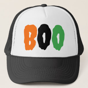 Boo Beängstigend Halloween Truckerkappe