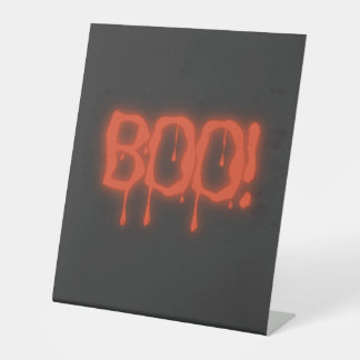 Boo! - BEÄNGSTIGENDES 👻 Sockelschild