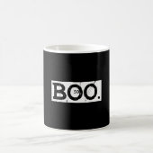 Boo bedrängte Retro-Geist Halloween-Ästhetik  Kaffeetasse (Mittel)