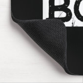 Boo bedrängte Retro-Geist Halloween-Ästhetik  Mousepad (Ecke)
