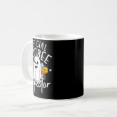 Boo-bee Inspector Lazy Diy Halloween Costume Funny Kaffeetasse (Vorderseite Links)