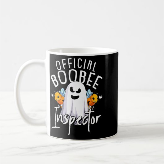 Boo-bee Inspector Lazy Diy Halloween Costume Funny Kaffeetasse (Links)