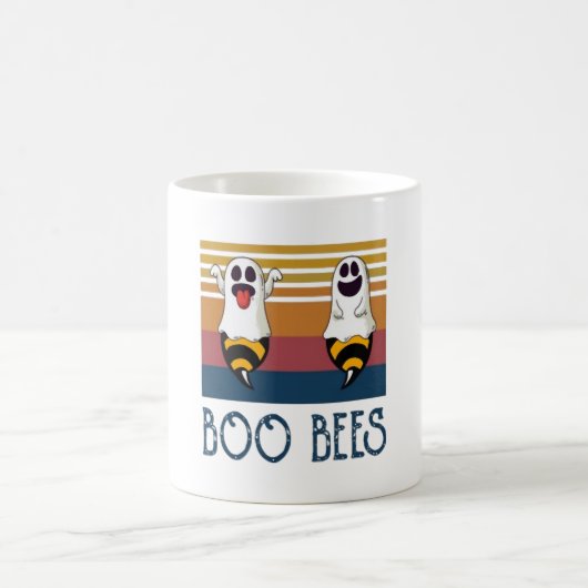 Boo Bees Couple Ghost Halloween Shirt Kaffeetasse (Mittel)