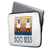 Boo Bees Couple Ghost Halloween Shirt Laptopschutzhülle (Vorderseite Links)