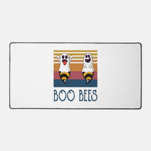 Boo Bees Couple Ghost Halloween Shirt Schreibtischunterlage (Vorderseite)