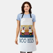 Boo Bees Couple Ghost Halloween Shirt Schürze (Getragen)