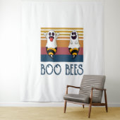 Boo Bees Couple Ghost Halloween Shirt Wandteppich (Beispiel)