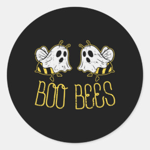 Boo Bees Fun Paare Halloween Kostüm für Erwachsene Runder Aufkleber