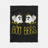 Boo Bees Funny Couples Halloween Costume For Adult Fleecedecke (Vorderseite)