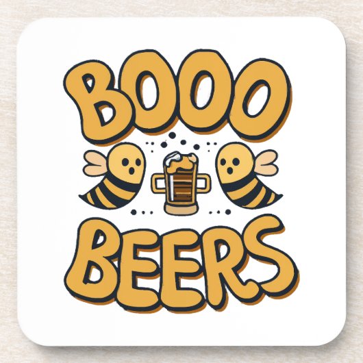 Boo Bees Getränkeuntersetzer (Vorderseite)