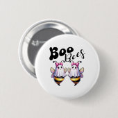 Boo Bees Ghost Bee Halloween Kostüm Frauen Funny Button (Vorne & Hinten)