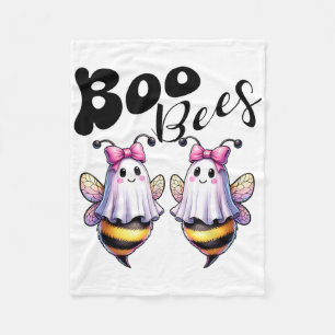 Boo Bees Ghost Bee Halloween Kostüm Frauen Funny Fleecedecke