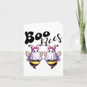 Boo Bees Ghost Bee Halloween Kostüm Frauen Funny Karte (Vorderseite)