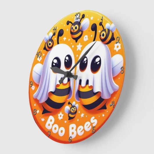 Boo Bees Große Wanduhr (Winkel)