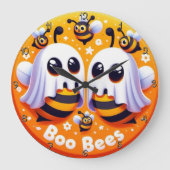 Boo Bees Große Wanduhr (Vorderseite)