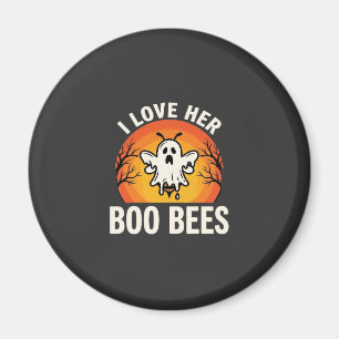 Boo Bees Halloween Geist Biene Lustiges Design_1 Magnet