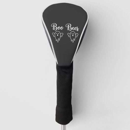 Boo Bees Halloween-Geister-Design Golf Headcover (Vorderseite)