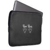 Boo Bees Halloween-Geister-Design Laptopschutzhülle (Vorne Rechts)