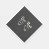 Boo Bees Halloween-Geister-Design Serviette (Ecke)