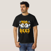 Boo Bees Halloween Geister und Bienen T-Shirt (Vorne ganz)