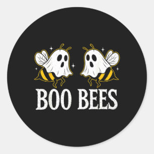 Boo Bees Paarkostüm Lustig für Frauen Halloween Runder Aufkleber