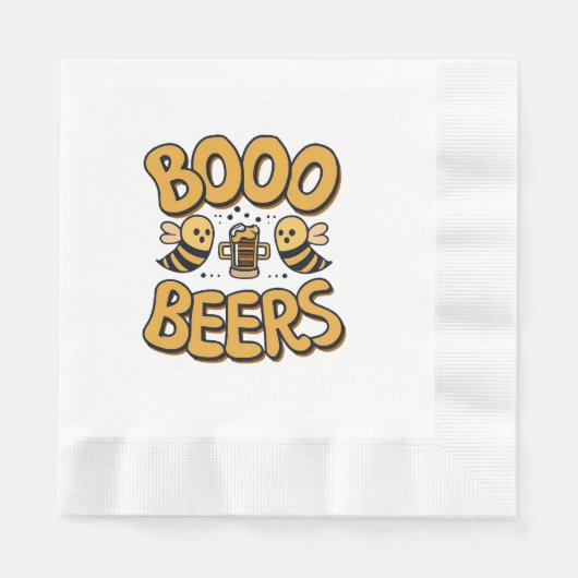 Boo Bees Serviette (Vorderseite)