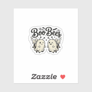 Boo Bees Vintage Halloween Geist Biene Design_1 Aufkleber