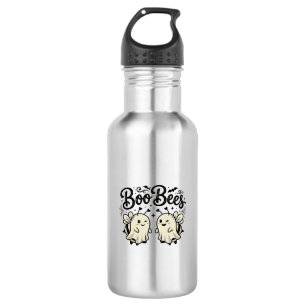 Boo Bees Vintage Halloween Geist Biene Design_1 Edelstahlflasche
