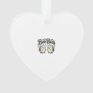 Boo Bees Vintage Halloween Geist Biene Design_1 Ornament