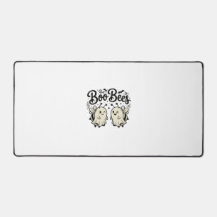 Boo Bees Vintage Halloween-Geist-Biene-Design_1 Schreibtischunterlage