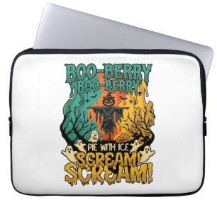 Boo Berry Pie Eis Schrei Kürbis Vogelscheuche Hall Laptopschutzhülle