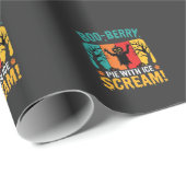 Boo-Berry-Pie-Halloween-Eiscreme-Design Geschenkpapier (Rolleneckpunkt)