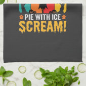 Boo-Berry-Pie-Halloween-Eiscreme-Design Geschirrtuch (Gefaltet)