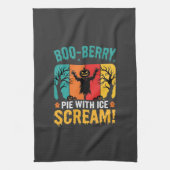 Boo-Berry-Pie-Halloween-Eiscreme-Design Geschirrtuch (Vertikal)
