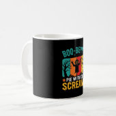 Boo-Berry-Pie-Halloween-Eiscreme-Design Kaffeetasse (Vorderseite Links)