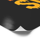 Boo-Berry-Pie-Halloween-Eiscreme-Design Poster (Ecke)