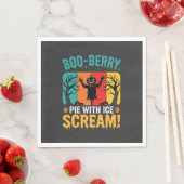 Boo-Berry-Pie-Halloween-Eiscreme-Design Serviette (Beispiel)