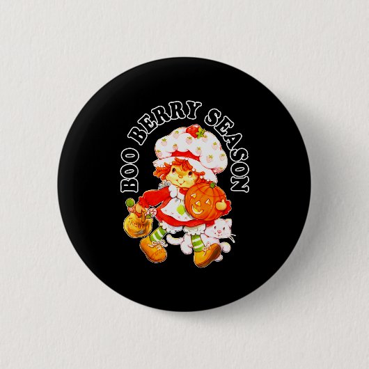 Boo Berry Season Funny Halloween  Button (Vorderseite)