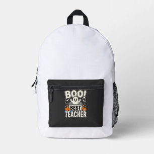 Boo Bester Lehrer Halloween-Geisterdesign_1 Bedruckter Rucksack