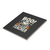 Boo Bester Lehrer Halloween-Geisterdesign_1 Fliese (Seite)