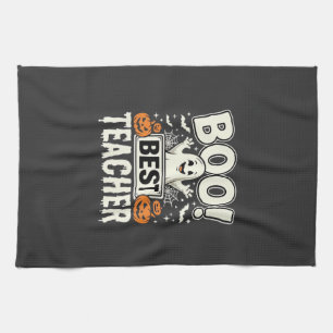 Boo Bester Lehrer Halloween-Geisterdesign_1 Geschirrtuch