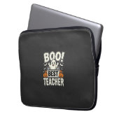 Boo Bester Lehrer Halloween-Geisterdesign_1 Laptopschutzhülle (Vorderseite Links)