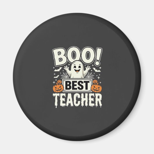 Boo Bester Lehrer Halloween-Geisterdesign_1 Magnet (Vorne)