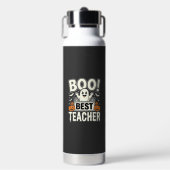 Boo Bester Lehrer Halloween-Geisterdesign_1 Trinkflasche (Vorderseite)