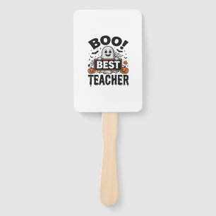 Boo Bester Lehrer Vintage Halloween Lehrer Design_ Fächer