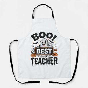 Boo Bester Lehrer Vintage Halloween-Lehrer-Design_ Schürze