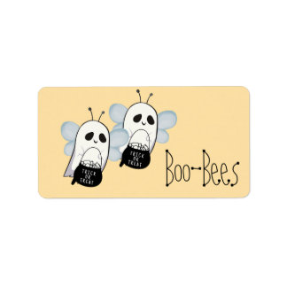 Boo-Bienen-Geist Adressaufkleber